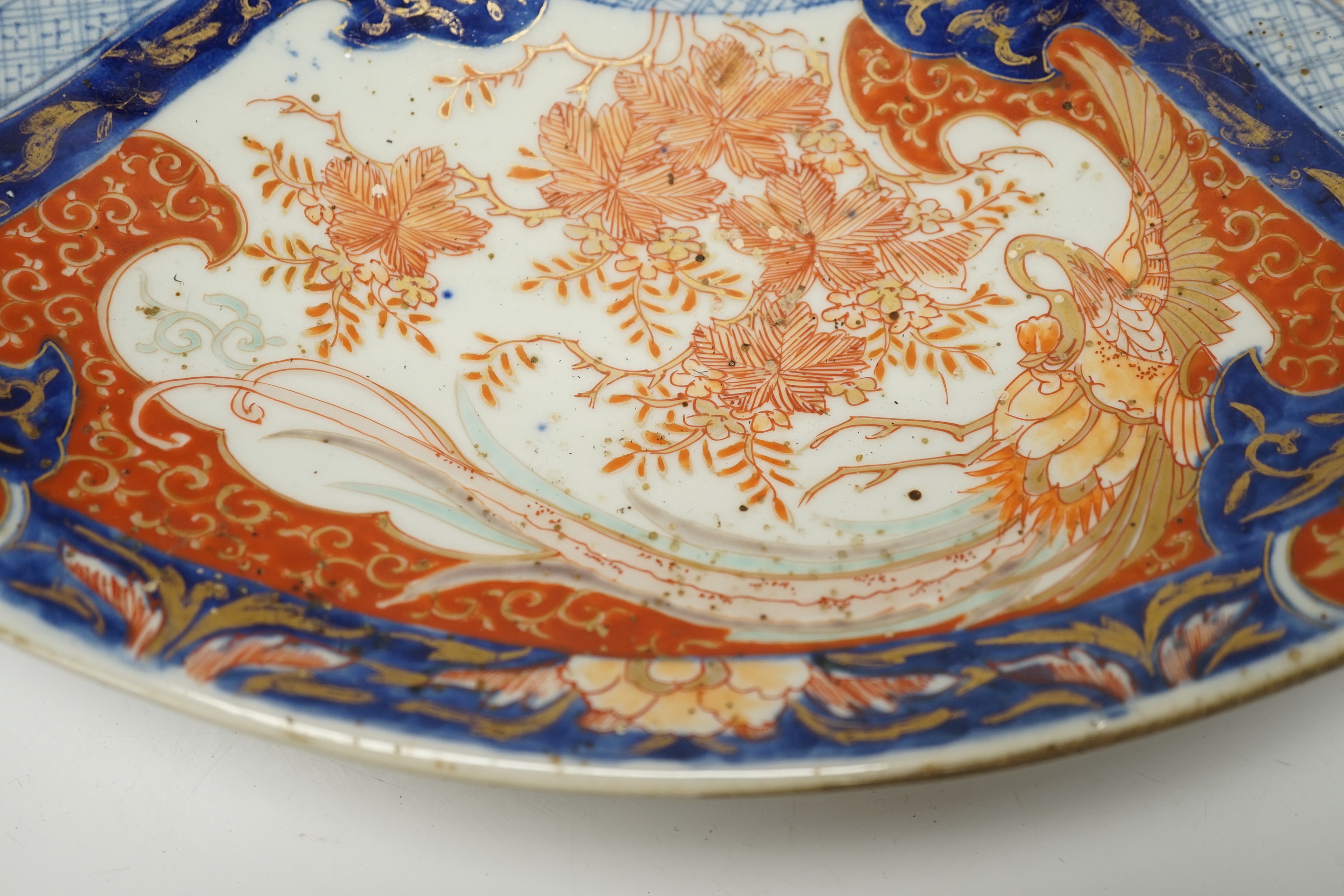 A late 19th century Imari charger, diameter 45.5cm